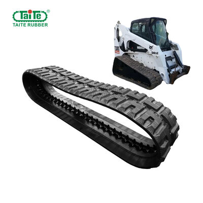 İyi bir fiyat. BOBCAT T300 için 450x86BCx55 Gelişmiş Kauçuk Formülü Skid Steer Kauçuk Parça, Daha az Toprak Hasar çevrimiçi