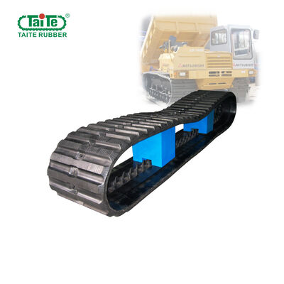 İyi bir fiyat. 800x150x68mm Çelik Kablo Güçlendirilmiş Dumper Kauçuk İzleri Mitsubishi LD-1000 Taşıyıcı ile Uyumlu çevrimiçi