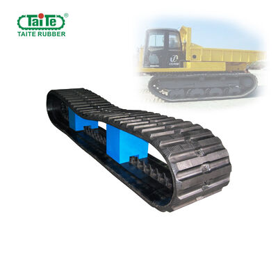 İyi bir fiyat. Komatsu CD110R taşıyıcı için sert kauçuk taban örneği ile yüksek çekiş 800x150x67 Dumper kauçuk izleri çevrimiçi
